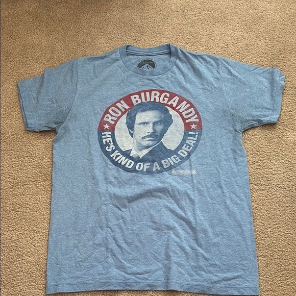 Ron Burgundy Graphic t-shirt size medium/large - Picture 1 of 7